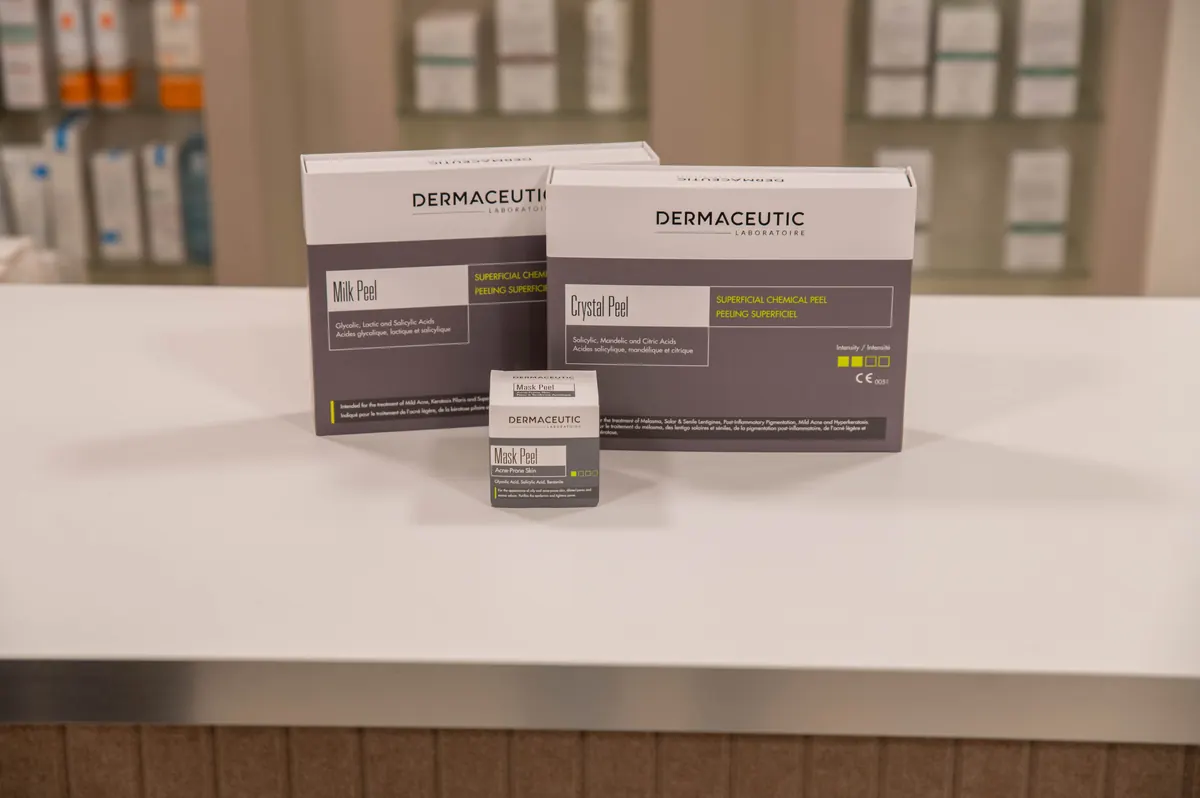 Professionele Dermaceutic peelingproducten bij Dermavita Huidtherapie Zaandam
